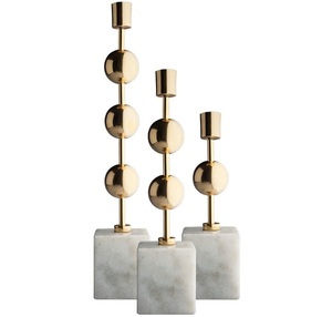 เชิงเทียนตกแต่งรูปทรงกรวยที่สวยงามชุดของตกแต่งบ้าน3ชิ้น - Product Image 2