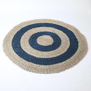 Alfombras de algas marinas tejidas a mano para decoración de sala de estar y comedor alfombra de rafia de alta calidad al por mayor - Product Image 4