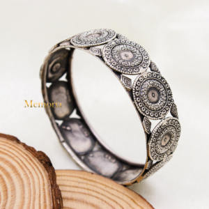 Boho กําไลข้อมือเงิน 925 กําไลข้อมือเงินเงินออกแบบเงินแฮนด์เมด Kada สําหรับผู้หญิงเครื่องประดับสําหรับขายส่ง - Product Image 4