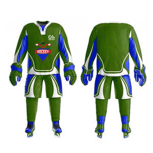 Uniforme de hockey pour hommes, vêtements de sport pour adultes à séchage rapide, uniforme de hockey sur glace OEM en polyester - Product Image 2