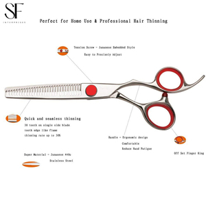 Ciseaux de coiffure à usage domestique Nouvelle arrivée Ciseaux amincissants de coupe de cheveux de barbier - Product Image 3