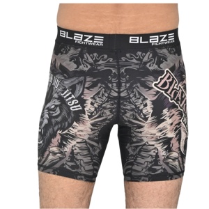 Blaze Custom Men's Eco-Friendly Compression <b>Shorts</b> Sublimation Technology for BJJ Workouts Athlete Training Personalized Nogi - Product Image 4