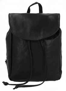 Womens <b>Black</b> Genuine Leather Mini Backpack Purse Rucksack Zipper Closure Daypack Casual Shoulder <b>Bag</b> Cute Satchel Lightweight - Product Image 2