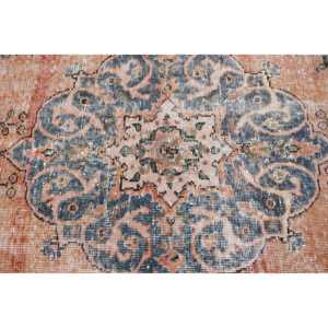 Alfombra Turca Vintage Grande de 5.8x8.8 pies, Alfombra Oriental Marrón de Lana - Product Image 4
