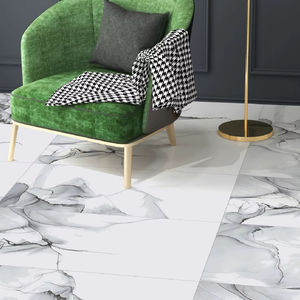 Carreaux de porcelaine de qualité supérieure 600x1200 avec effet marbre italien, surface polie, imperméable, corps solide, pour un style moderne - Product Image 1