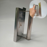 Truelle de coupe murale industrielle en acier inoxydable de qualité supérieure pour le plâtre et le ciment, outil parfait pour créer des lignes de maçonnerie murale