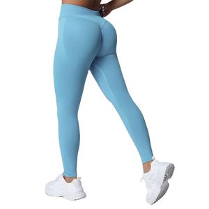 Leggings de Yoga de Cintura Alta para Mujer, Ropa Deportiva con Letras, Sin Costuras, Elásticas, Levanta Glúteos, Transpirables, Pantalones Deportivos para Mujer - Product Image 2