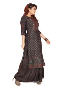 Ropa de moda para todos los días, Ropa Étnica para mujer, conjunto de Kurta indio para fiestas y ocasiones festivas DE LA India - Product Image 4