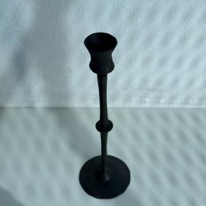 Porte-bougie en fer forgé transparent Pure Home and Living avec finition noire à l'huile pour la décoration de la maison, de l'hôtel et de Noël - Product Image 4