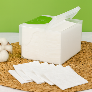 Vietnam OEM Folded <b>Disposable</b> <b>Face</b> <b>Towels</b> Plain Eco Friendly Home Adult Household Cotton Made In Vietnam Natural - Product Image 5