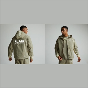 Veste coupe-vent imperméable et respirante avec capuche pliable pour homme, fermeture éclair - Product Image 5