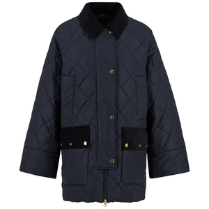 Dernières vestes matelassées pour femmes en couleur unie, chaudes, OEM, prix bas, tendance, tenues d'hiver, col rabattu, décontractées, vêtements d'extérieur - Product Image 4