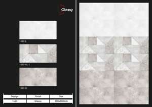 Azulejos de cerámica para pared de 300x600 mm, diseño de arquitecto, para baño y cocina, acabado brillante o mate, textura de azúcar tallado, diseño de pared interior de lujo. - Product Image 4