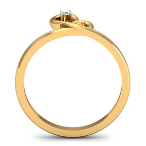 New Arrival 18K Gold Plated Heart Design <b>Couple</b> Propose <b>Rings</b> Women's Zircon Gemstone Brass Jewelry Fashionable Engagement Gift - Product Image 3