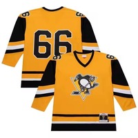 Camisetas de Hockey sobre Hielo de Alta Calidad con Impresión por Transferencia de Calor para Adultos, Nuevo Estándar, Jersey Personalizado, Transpirable, Ligero y Ecológico