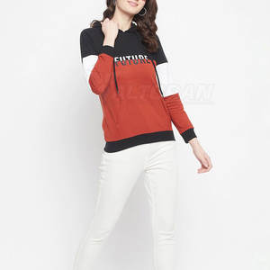 เสื้อฮู้ดผู้หญิงแขนยาวสำหรับแฟชั่นกลางแจ้ง เสื้อฮู้ดผู้หญิงแนวสตรีทสำหรับวัยรุ่น - Product Image 4