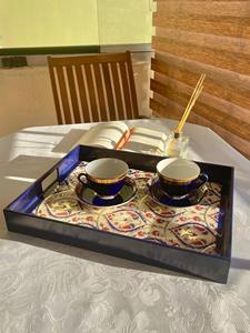 Plateau de service en bois MDF avec revêtement émaillé, design, hôtels et restaurants, articles de cuisine, plateau de table, haute qualité - Product Image 3