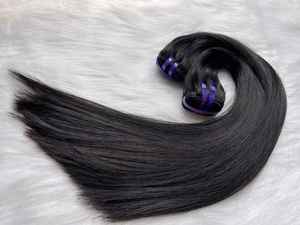 ผมต่ออินเดียแท้แบบเวอร์จิ้น ราคาส่งที่ดีที่สุด วิกผมตรงแบบ Bone Straight สำหรับผู้หญิง ลอนคลื่นหลวมแบบ Deep Wave คุณภาพสูง สไตล์ย้อมสีแบบ Water Body - Product Image 2