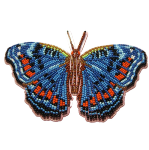 Broche d'arbre de broderie de perles de rocaille élégantes pour accessoires Broche de broderie de perles à la mode à la main par glowin fashion - Product Image 5