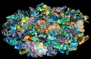 Ópalo Negro Natural Etíope, Sin Cortar, en Bruto, Gema Suelta Única, Gemas Mehrajudin MG-NU018, de 1 a 5 Quilates - Product Image 6