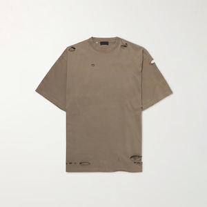 Heavyweight <b>Men's</b> Oversized <b>T</b>-<b>Shirts</b> Custom Design Half Sleeve Distressed Clothes <b>Long</b> <b>Length</b> 100% Cotton <b>Men's</b> <b>T</b>-<b>shirts</b> - Product Image 4