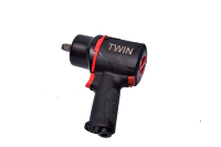 Kunci Pas Udara Pneumatik Profesional Berkualitas Tinggi 1/2" Twin Hammer 1400 FT-LB Torsi Maksimum Model Casing Komposit