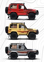 RGT EX86020 1/10 RC Crawler LC71 Hard Body 4WD Off-Road Truck Réaliste Intérieur Hobby Grade Modèle Véhicule Électrique Escalade RTR