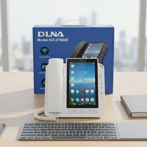 7 Inch Touch Screen Android 4G Fixed Wireless <strong>Phone</strong>, Dual SIM GSM Desktop Business Telephone for Office &amp; <strong>Home</strong> - Product Image 2