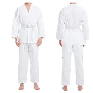 Uniforme de judo unisexe personnalisé ODM OEM de haute qualité 2025, polyester et coton respirant, vêtements d'arts martiaux, vente en gros d'usine - Product Image 5