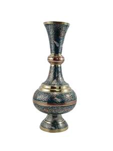 Vase en acier inoxydable durable - Design artisanal écologique avec brillance métallique, forme artistique, fleurs magnifiques - Product Image 5