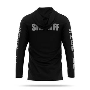 Venta al por mayor 92% poliéster 8% Spandex fresco manga larga hombres Uv pesca camisa con Capucha ligera bloqueador de sol jóvenes niños sudaderas con capucha - Product Image 4