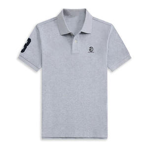 Moda de verano para hombre de manga corta para Polo de gama alta 100% algodón Casual Golf camiseta bordada marca Logo diseño sólido - Product Image 4