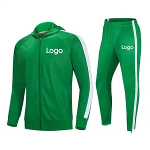 לוגו יוניסקס סט jogger סט activewear מסלול חליפה mens 100% פוליאסטר ספורט בגדי tracksuit מותאם אישית