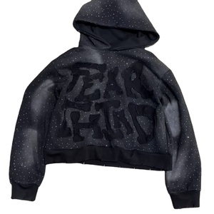 Sudaderas con Capucha de Lujo Estilo Streetwear, Lavadas con Ácido, de Gran Gramaje, con Bordado Personalizado, 100% Algodón Felpa, Ecológicas - Product Image 2