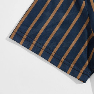 Ensemble t-shirt et short de course à pied de style simple et au design personnalisé vente en gros ensemble t-shirt et short de couleur contrastée pour hommes - Product Image 6