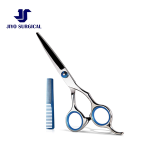 Tijeras de peluquero de primera calidad para corte de cabello profesional de acero inoxidable, diseño ergonómico, perfecto para salones y barberías - Product Image 1
