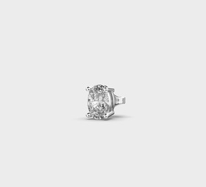 Pendientes de Diamantes con Corte Ovalado Personalizados OEM, Oro Rosa/Blanco/Amarillo de 9K, Engaste de Cuatro Puntas, Fabricante de Joyería Fina - Product Image 5