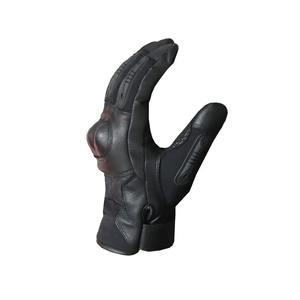 Gants de moto en cuir véritable pour hommes et femmes Gants de moto de course avec logo personnalisé et meilleure gamme - Product Image 4
