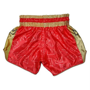 Vente en gros de shorts de combat personnalisés 100% polyester UFC MMA pour hommes imprimés par transfert de chaleur, légers et durables, conçus pour - Product Image 3