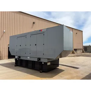 Generador Industrial Diésel Trifásico Usado de 500kW, Salida 277/480V, Atenuado Acústicamente, para Respaldo de Energía Comercial - Product Image 1