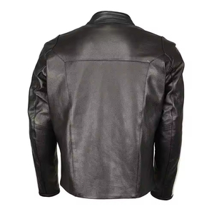 2024 Latest Hot Selling Fashion Men's Leather <b>Jackets</b>, Autumn <b>Suede</b> Black Color Men's <b>Jacket</b>, Simple Casual Leather Male <b>Jacket</b>. - Product Image 2