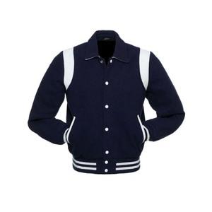 Premium Quality Custom Sporty Varsity Baseball Jacket Men's Hooded Breathable Unique Comfort Design Canvas Fabric Front Directly - Product Image 1