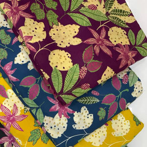 Pur coton cambric avec tissu d'impression numérique faire à la robe de fantaisie matériel - Product Image 1