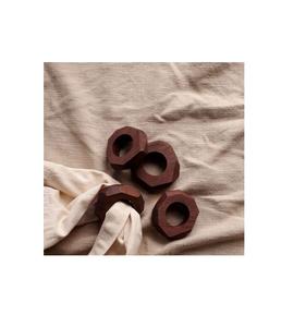 Beautiful wooden napkin ring <b>set</b> for holiday gatherings farmhouse <b>rustic</b> <b>dining</b> <b>table</b> decor wedding dinner party decorations - Product Image 5