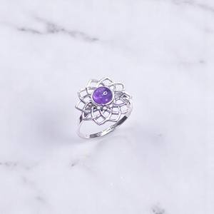 แหวนเงินแท้ธรรมชาติทำ925สำหรับทำเครื่องประดับขายส่ง - Product Image 2