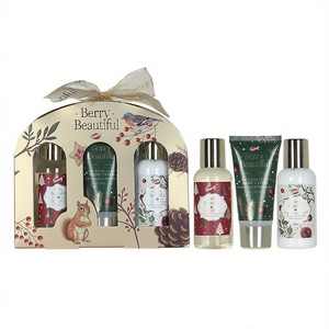 Set Regalo da Bagno Trio Berry Beautiful, Essenziali per la Cura della Pelle in Viaggio - Product Image 2