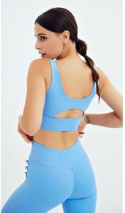 Conjunto de Yoga para mujer, traje deportivo de dos piezas, cintura alta para correr, ajustado, transpirable, malla elástica, conjunto de gimnasio, mallas para mujer - Product Image 5