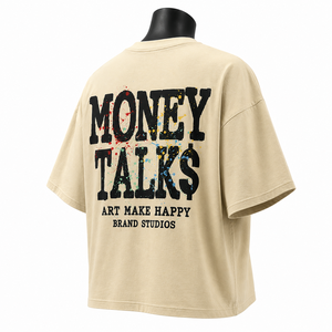 Camiseta Extra Grande Personalizada con Estampado OEM para Hombre, Algodón Grueso Premium, Moda Urbana - Product Image 6