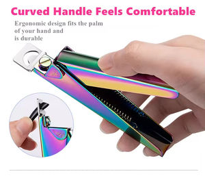 Cortauñas de acero inoxidable y acrílico para un corte de uñas rápido, fácil y profesional. - Product Image 2