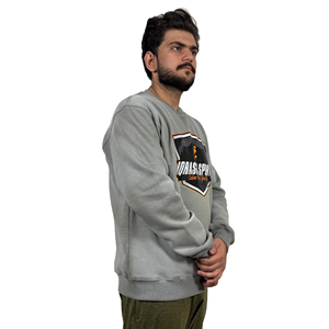 Sudaderas de cuello redondo de tamaño personalizado más vendidas para hombre, sudadera básica de Pakistán hecha en otoño con bordado de ajuste Regular liso - Product Image 3